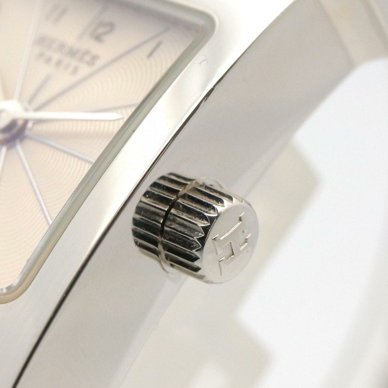 愛馬仕 H Watch Mini 腕錶,不鏽鋼材質,女士款,銀色,型號 HH1.110-5