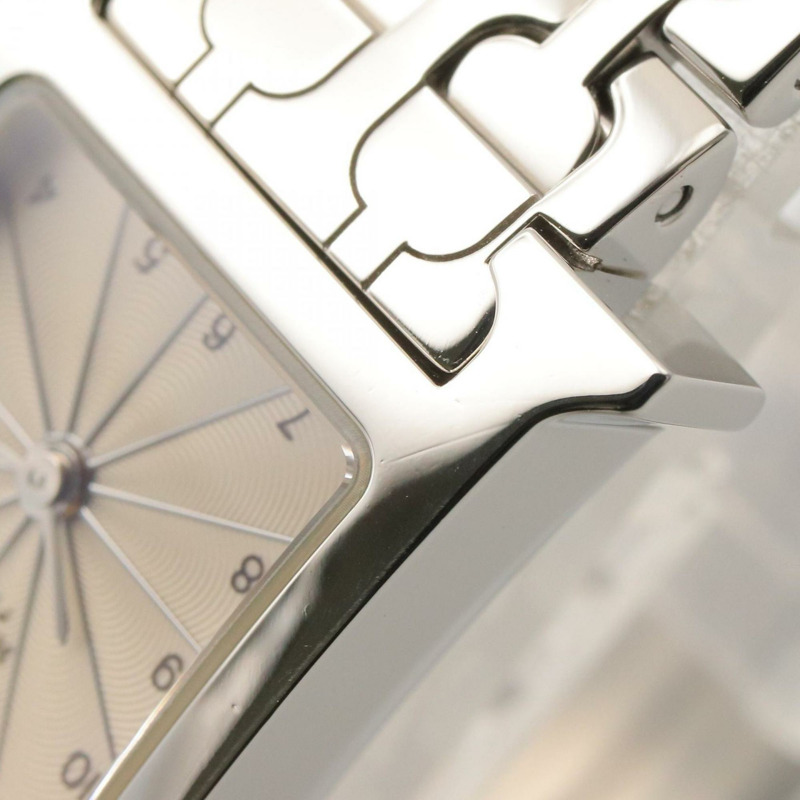 愛馬仕 H Watch Mini 腕錶,不鏽鋼材質,女士款,銀色,型號 HH1.110-8