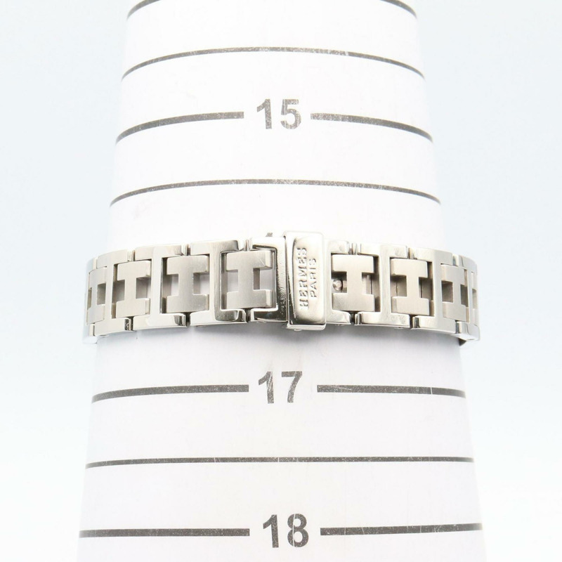 愛馬仕 Clipper 系列腕錶，不鏽鋼材質，女士款，白色，CL4.210-6