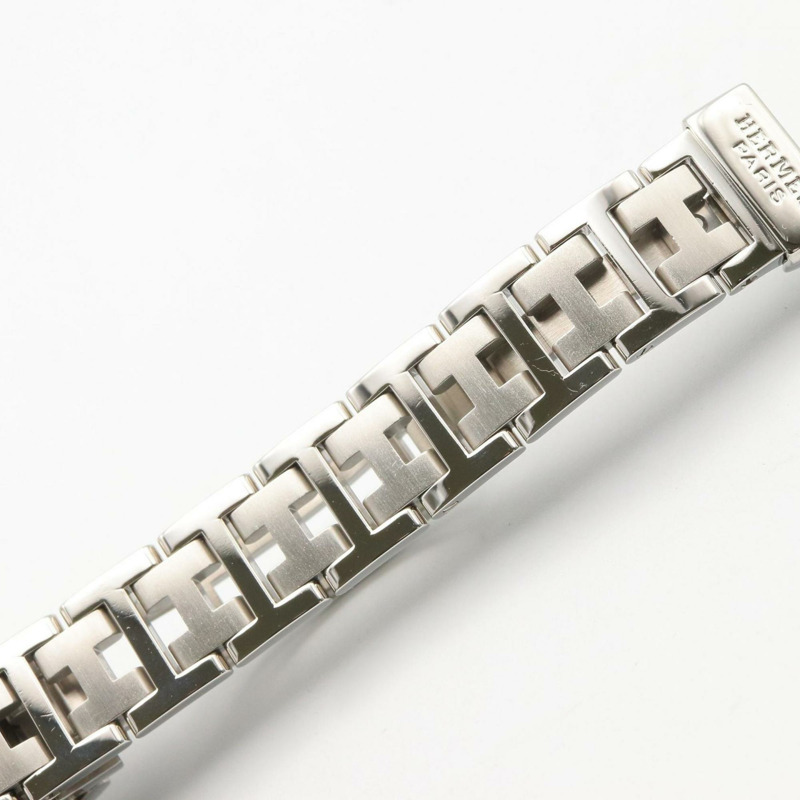 愛馬仕 Clipper 系列腕錶，不鏽鋼材質，女士款，白色，CL4.210-11