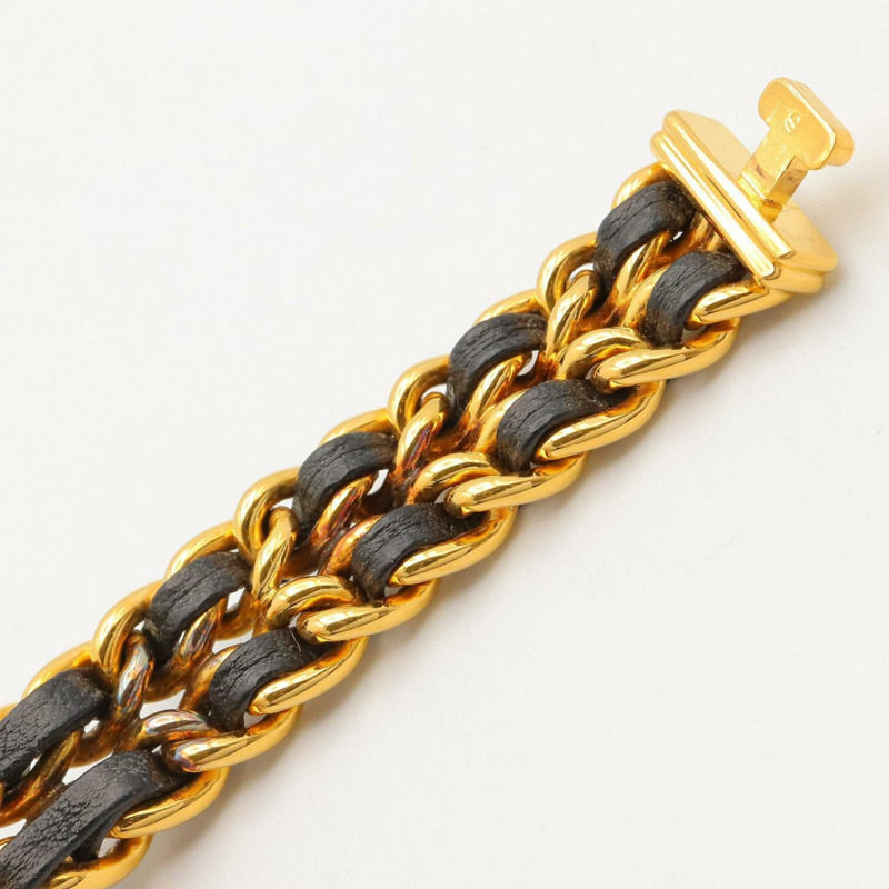 香奈兒 Premiere S 女士腕錶,鍍金,配皮錶帶,黑色,H0001-10