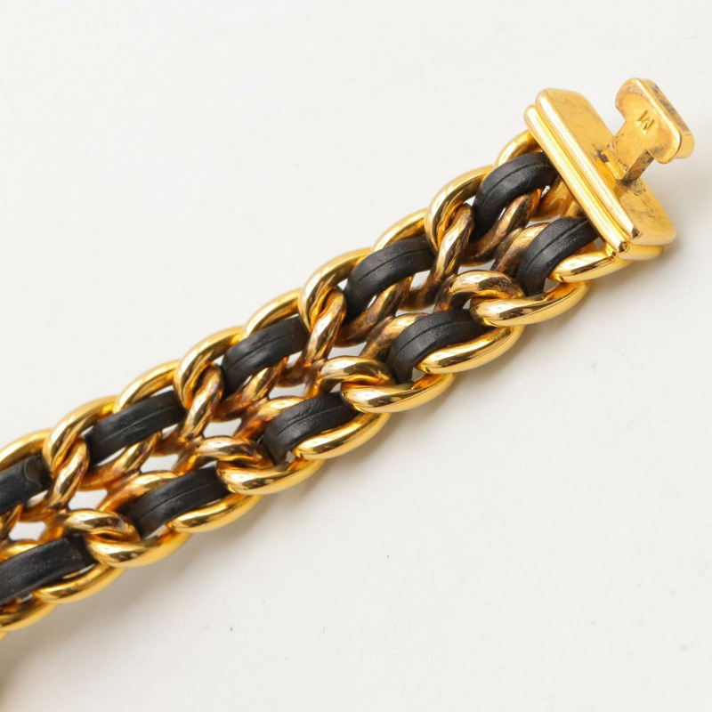 香奈兒 Premiere M 系列腕錶，鍍金，配皮錶帶，黑色，女士款，H0001-11