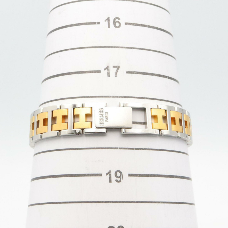 愛馬仕 Clipper 系列腕錶，鍍金不鏽鋼材質，女士款，白色，CL2.440-7