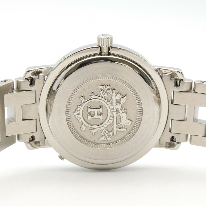 愛馬仕 Clipper 系列腕錶,不鏽鋼材質,女士款,白色,CL3.210-4