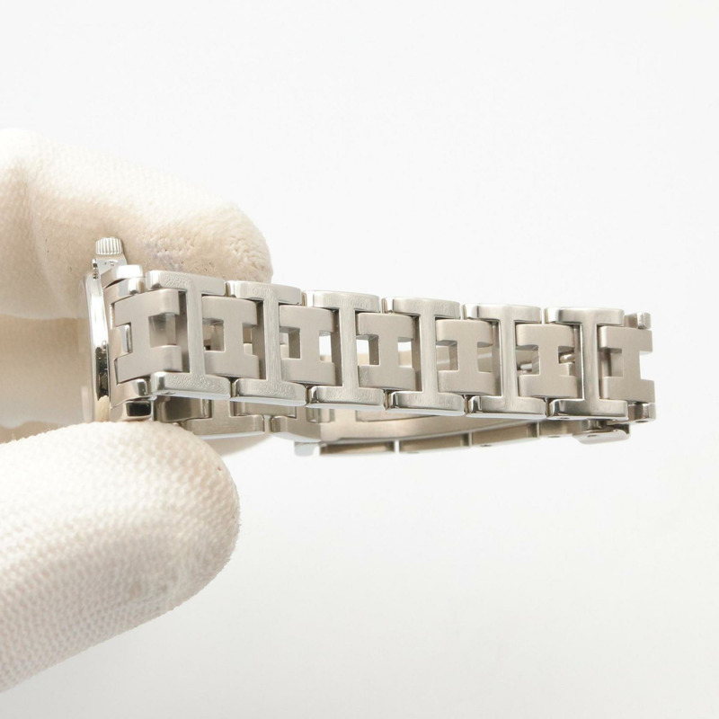 愛馬仕 Clipper 系列腕錶,不鏽鋼材質,女士款,白色,CL3.210-7