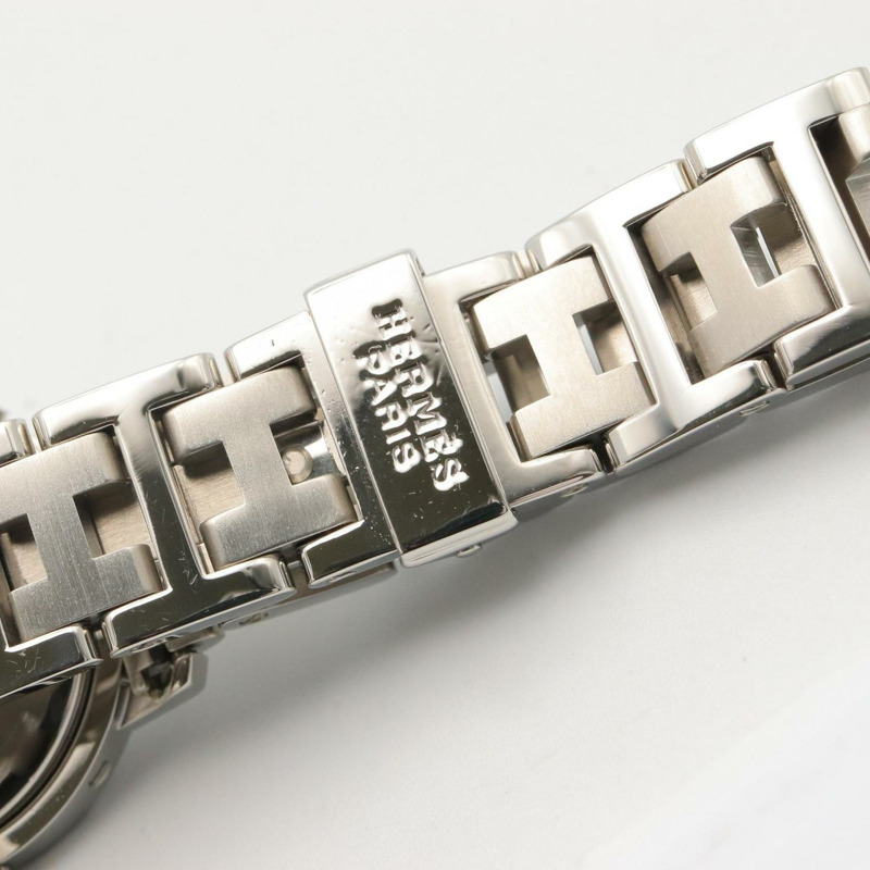 愛馬仕 Clipper 系列腕錶,不鏽鋼材質,女士款,白色,CL3.210-11