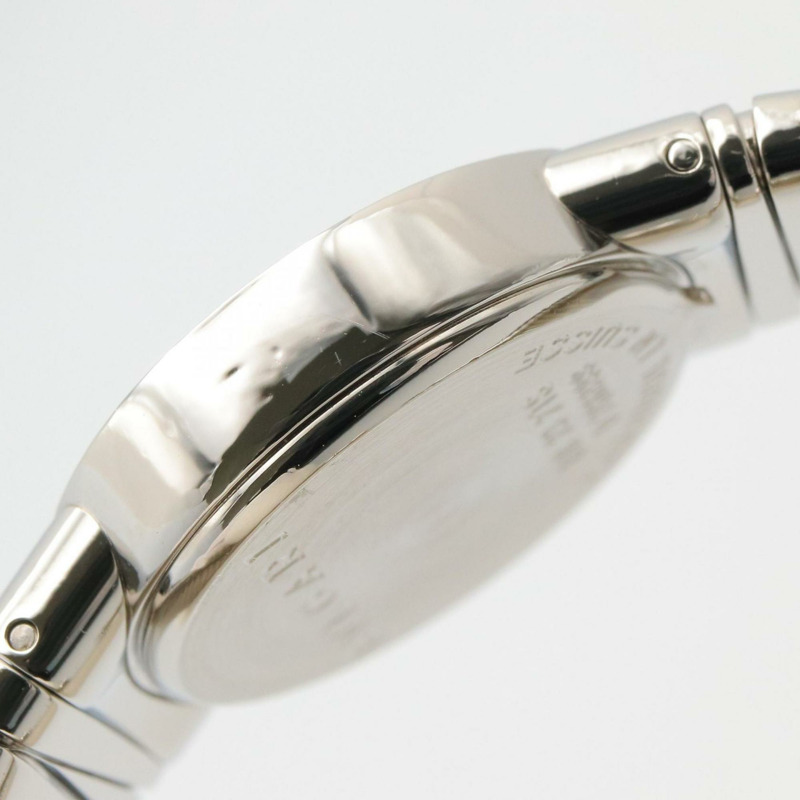 寶格麗 Tubogas 系列腕錶，不鏽鋼材質，女士款，黑色，BB232TS-12