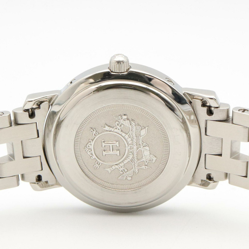 愛馬仕 Clipper 系列腕錶,不鏽鋼材質,女士款,黑色,CL4.210-4