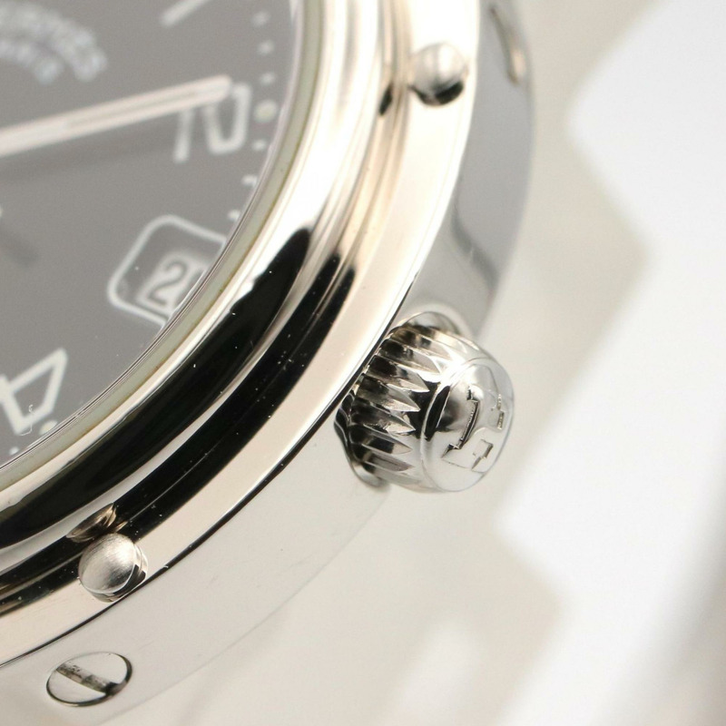 愛馬仕 Clipper 系列腕錶,不鏽鋼材質,女士款,黑色,CL4.210-5