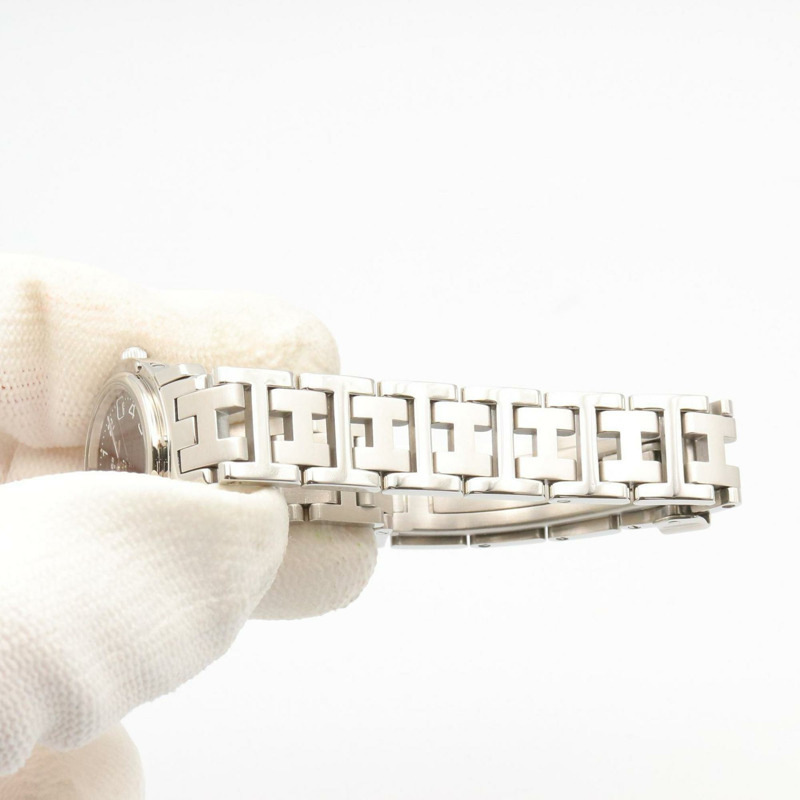 愛馬仕 Clipper 系列腕錶,不鏽鋼材質,女士款,黑色,CL4.210-7