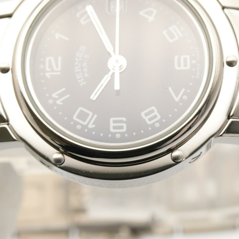 愛馬仕 Clipper 系列腕錶,不鏽鋼材質,女士款,黑色,CL4.210-9