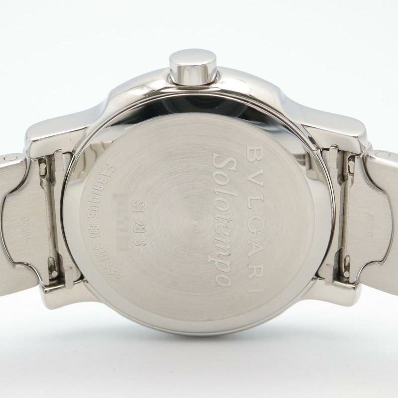 寶格麗 Solotempo 女士精鋼腕錶,黑色,ST29S-4