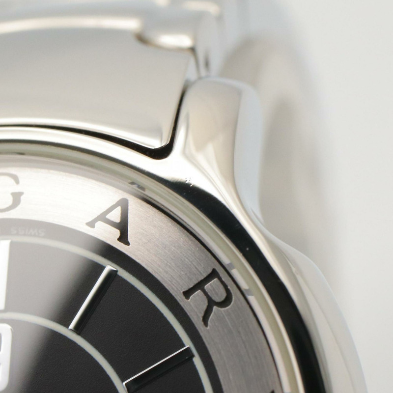 寶格麗 Solotempo 女士精鋼腕錶,黑色,ST29S-8