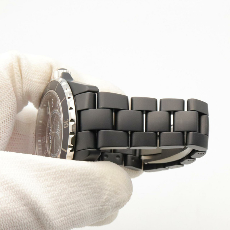 香奈兒 J12 男士陶瓷腕錶,黑色,H3131-7