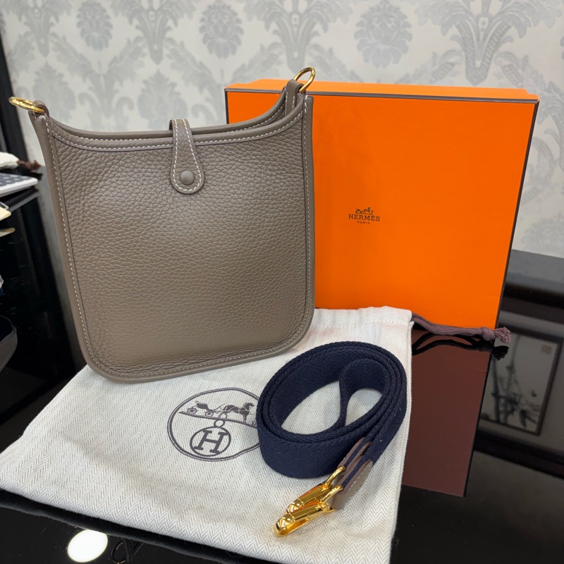 🩶 Hermès (愛馬仕) Evelyne 16 TPM 大象灰金扣-7