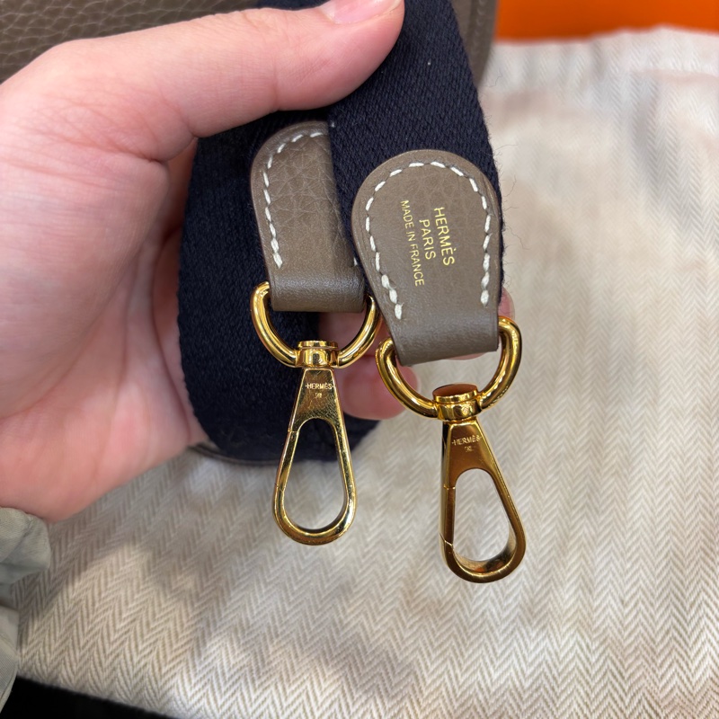 🩶 Hermès (愛馬仕) Evelyne 16 TPM 大象灰金扣-11