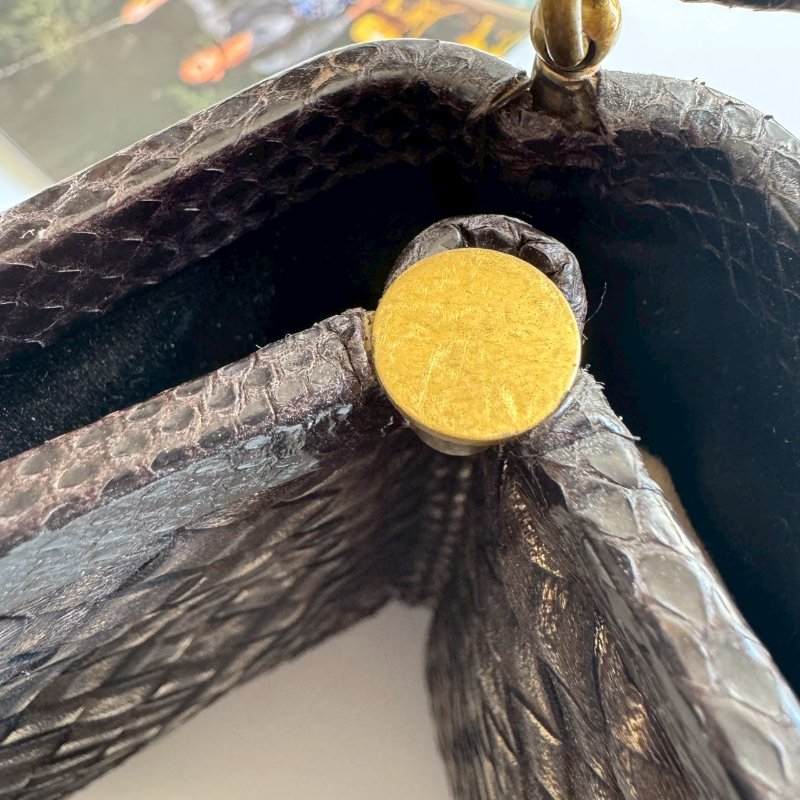 😍絕版隨身小包 BOTTEGA VENETA BV 經典皮革編織金棕色肩背包-14