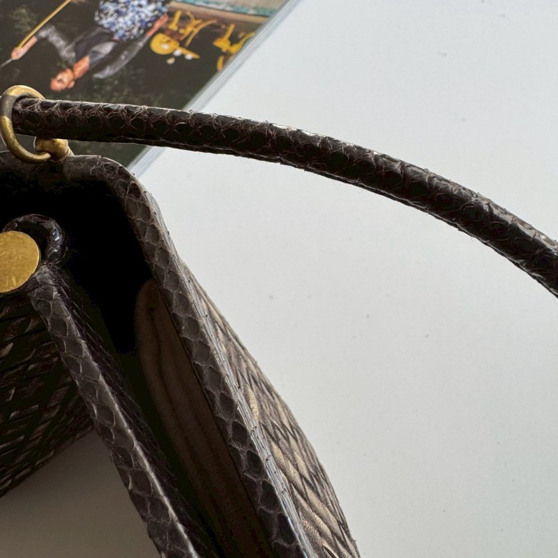 😍絕版隨身小包 BOTTEGA VENETA BV 經典皮革編織金棕色肩背包-20