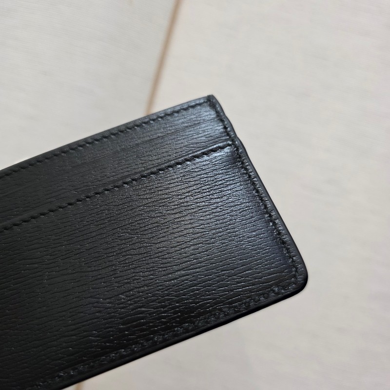 [過新年優惠持續中🧧] Gucci黑牛皮金Logo名片卡夾-12