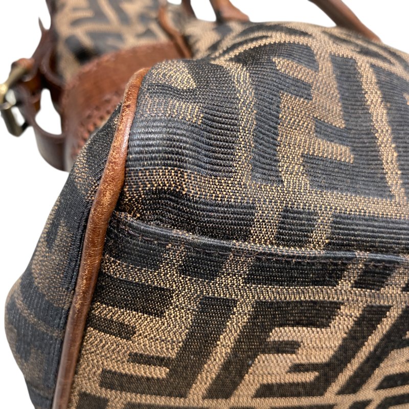 FENDI 芬迪 LOGO手拿包 8BN162 深棕色-6