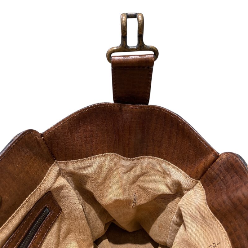 FENDI 芬迪 LOGO手拿包 8BN162 深棕色-12