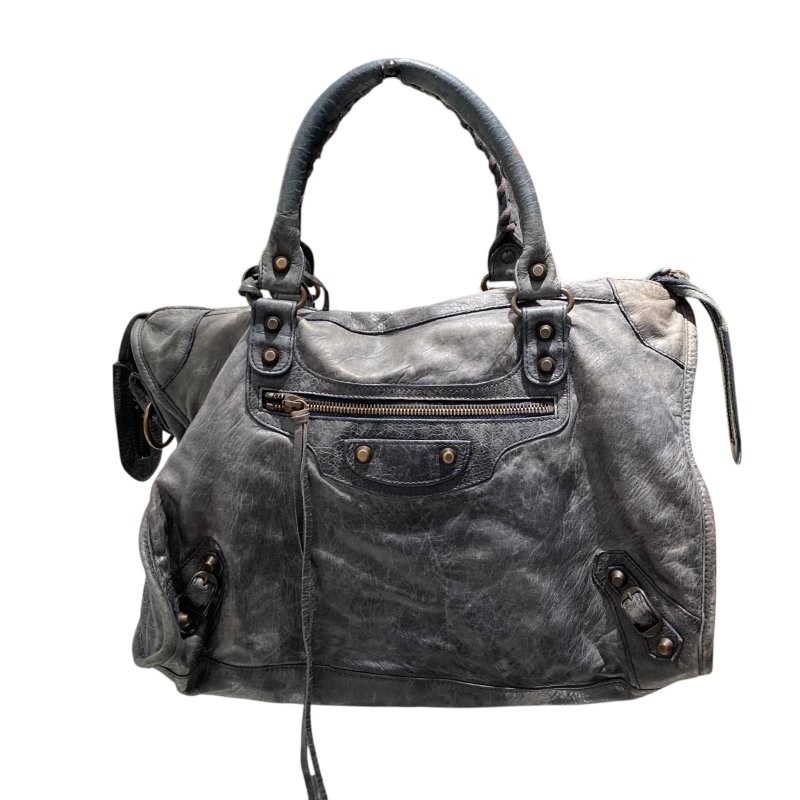 BALENCIAGA 巴黎世家 機車包 115748 手拿/肩背兩用包 深綠色-0