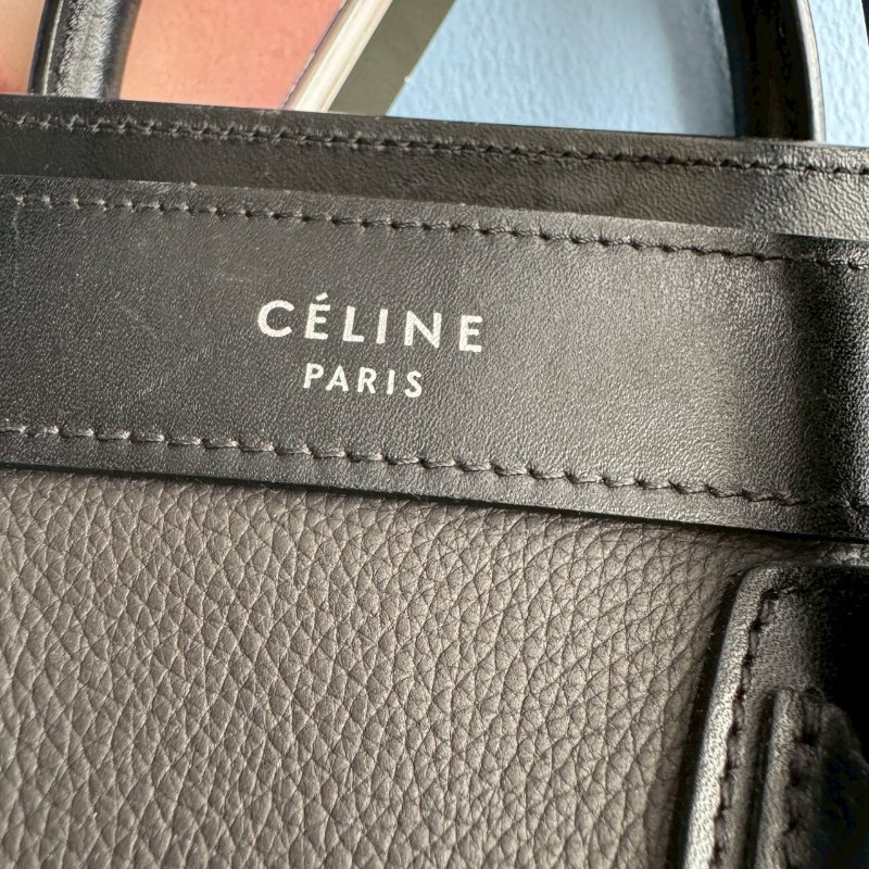 ✨流行回歸 Celine 芋紫色拼黑色nano囧包-2