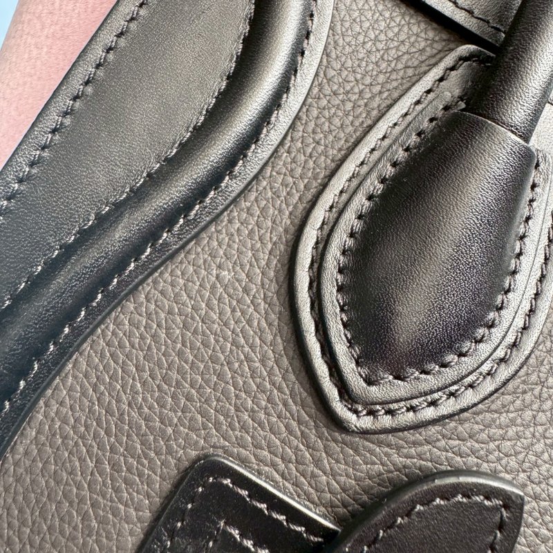 ✨流行回歸 Celine 芋紫色拼黑色nano囧包-15