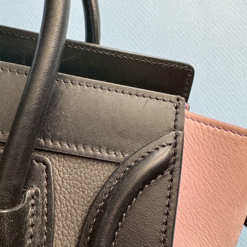 ✨流行回歸 Celine 芋紫色拼黑色nano囧包-20