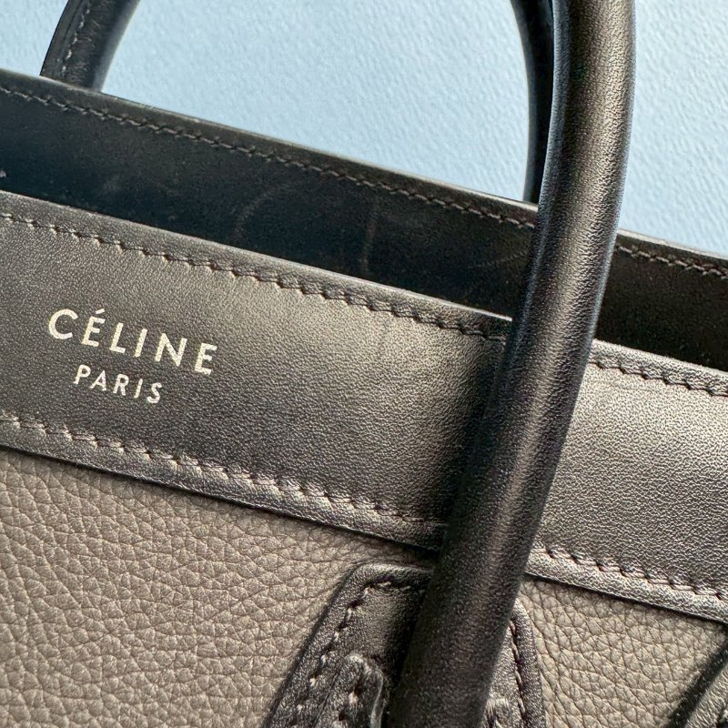 ✨流行回歸 Celine 芋紫色拼黑色nano囧包-21