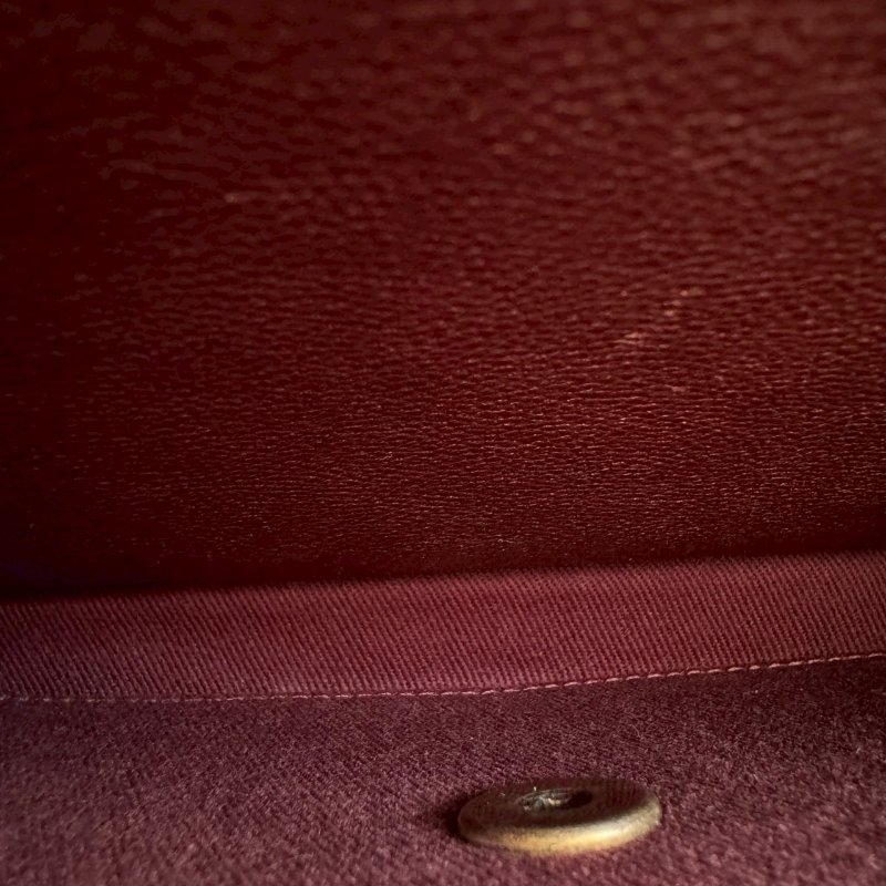 🎉10萬不到 Chanel Paris-Bombay 酒紅拼羊皮學院風橫式斜背包-32