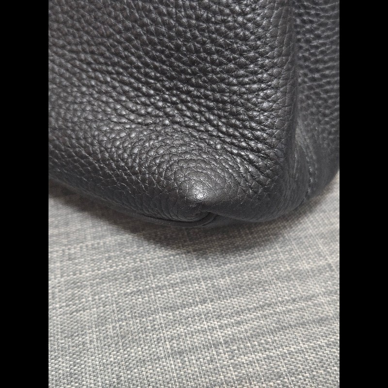 Gucci soho 黑色荔枝牛皮流蘇 肩背包 斜背包 小號-15