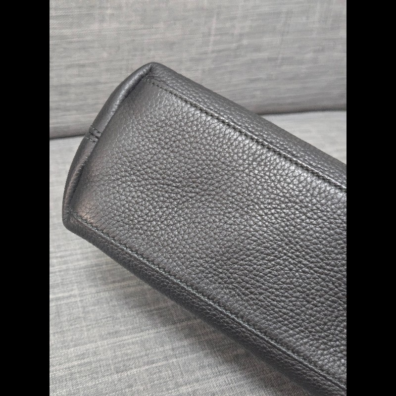 Gucci soho 黑色荔枝牛皮流蘇 肩背包 斜背包 小號-18