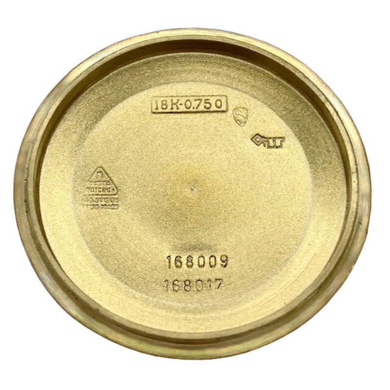 歐米茄星座系列 168.009 Cal.561 750 168.017 18K金自動上鍊男士腕錶,附日期顯示功能-9