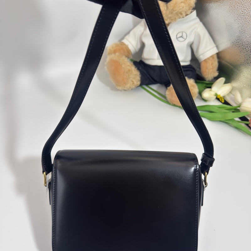 Celine凱旋門黑金box斜挎包teen ,附件:塵袋-1