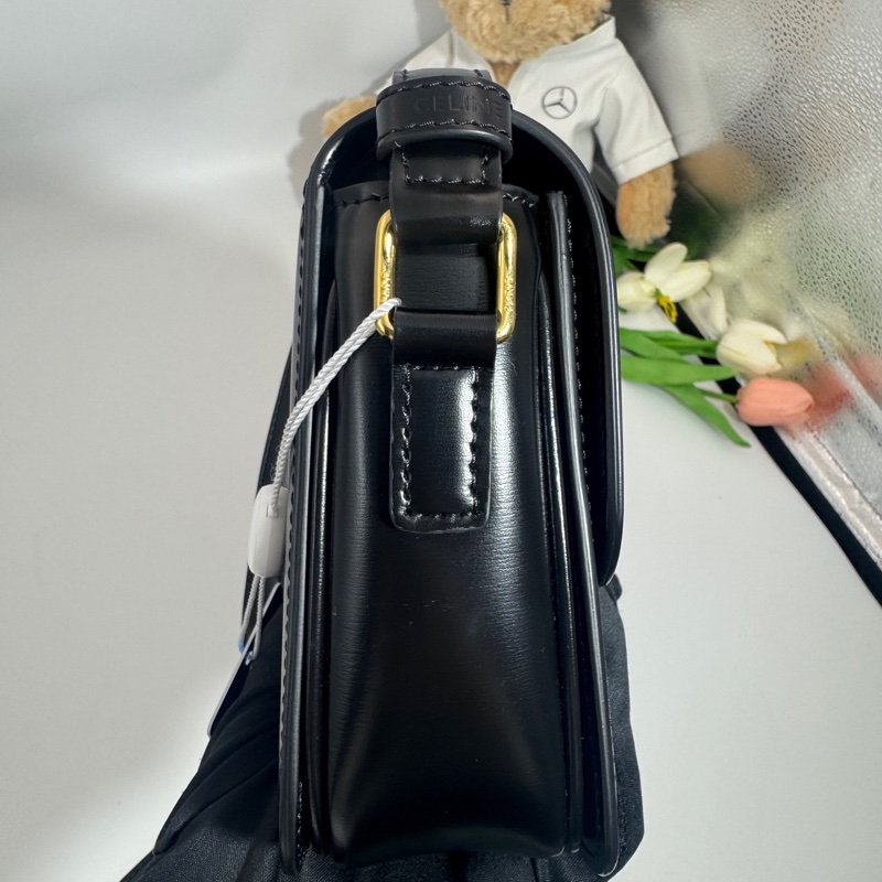 Celine凱旋門黑金box斜挎包teen ,附件:塵袋-2