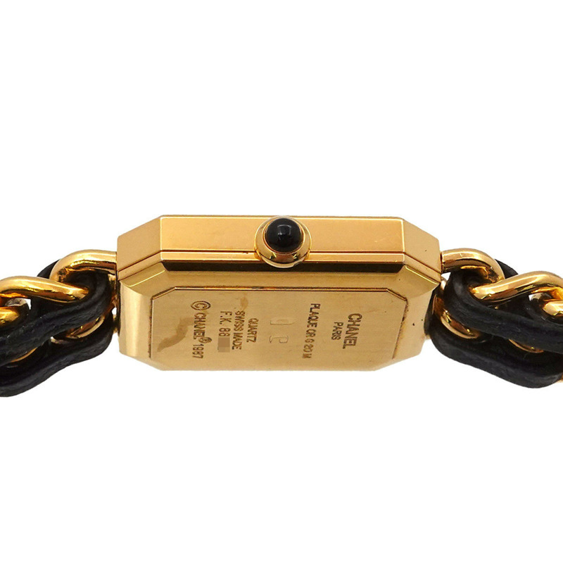 香奈兒 Premiere 女士腕錶，L 碼，H0001，黑金配色，石英機芯-4