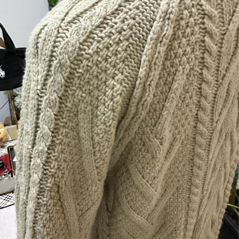 chloe 米色羊毛衣-10