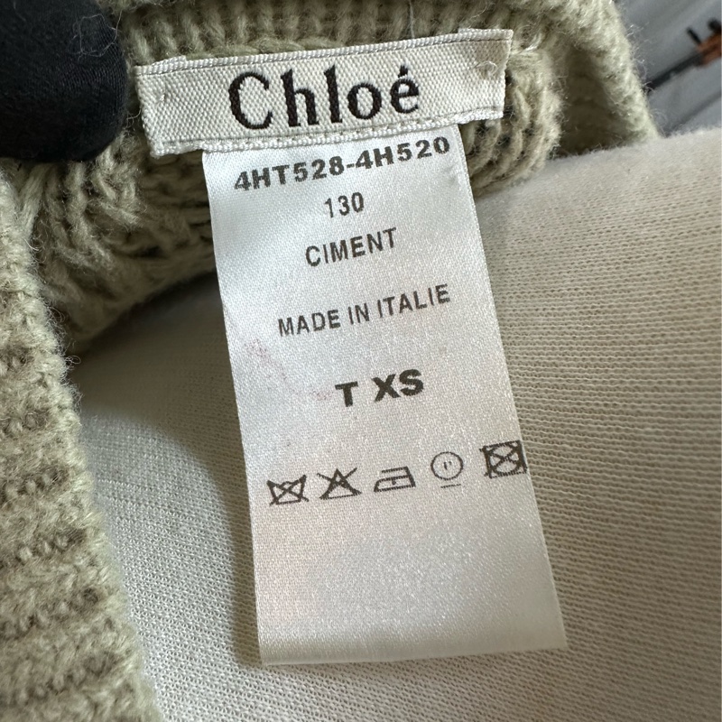 chloe 米色羊毛衣-12