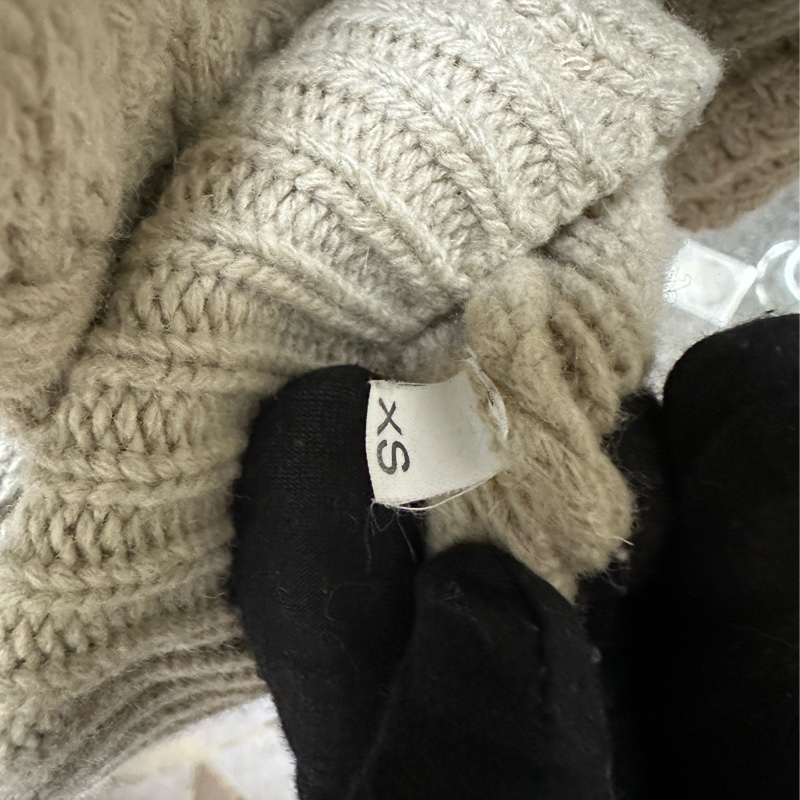 chloe 米色羊毛衣-15