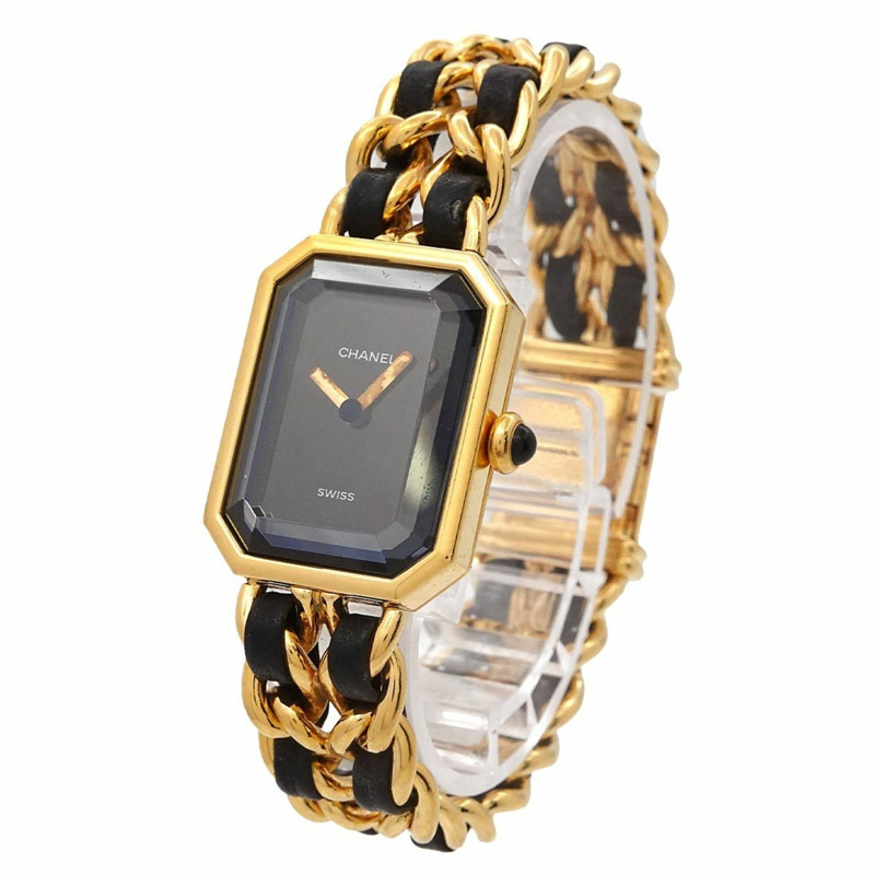 香奈兒 (CHANEL) Premiere 女士腕錶,M 碼,H0001,黑金配色,石英機芯-1