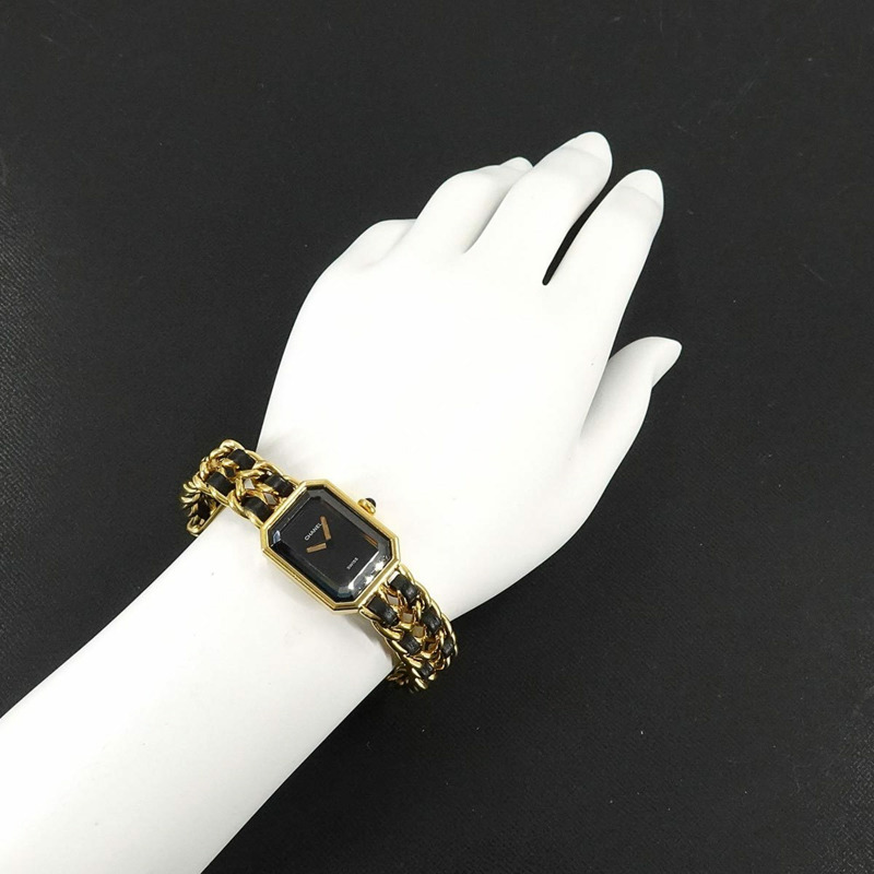 香奈兒 (CHANEL) Premiere 女士腕錶,M 碼,H0001,黑金配色,石英機芯-2