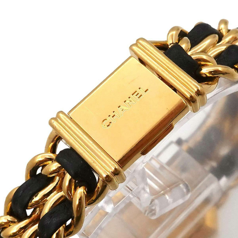 香奈兒 (CHANEL) Premiere 女士腕錶,M 碼,H0001,黑金配色,石英機芯-5