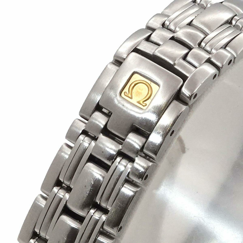 歐米茄海馬系列120 2581 43 女士腕錶,附日期顯示,灰色石英機芯-5