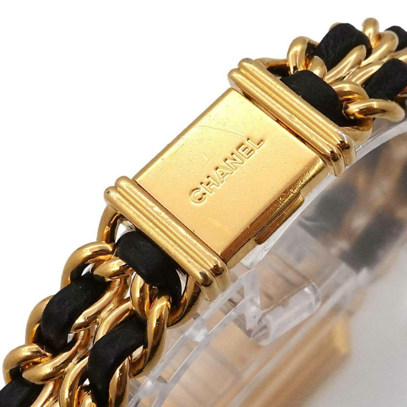 香奈兒 (CHANEL) Premiere 女士腕錶，M 碼，H0001，黑金配色，石英機芯-5