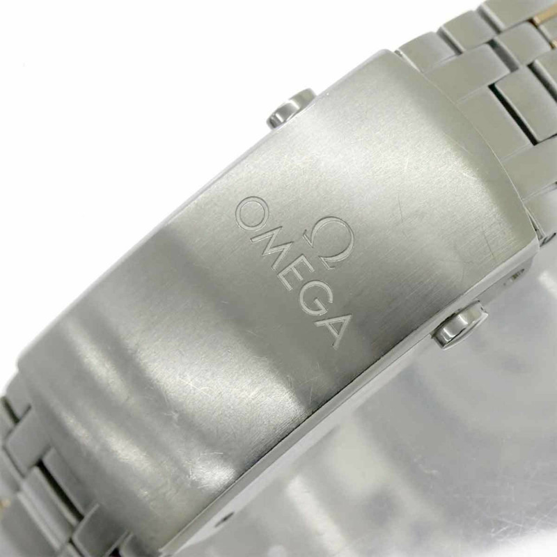 歐米茄海馬300公尺同軸至臻天文台雙色男士腕錶,型號210 20 42 01 001,附日期顯示,黑色錶殼,18K白金錶殼,自動上鍊-6