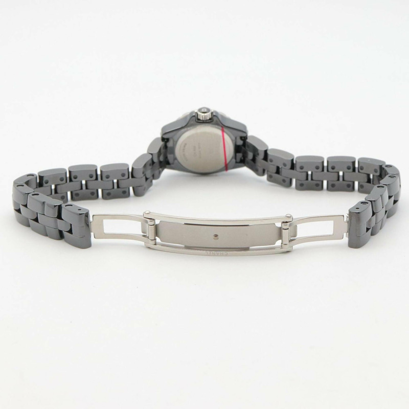 香奈兒 J12 XS 女士陶瓷鑲鑽腕錶，黑色，H5235-3