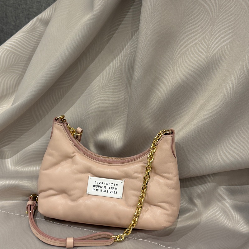 Maison Margiela GLAMSLAM 迷你肩背包 粉膚色-0