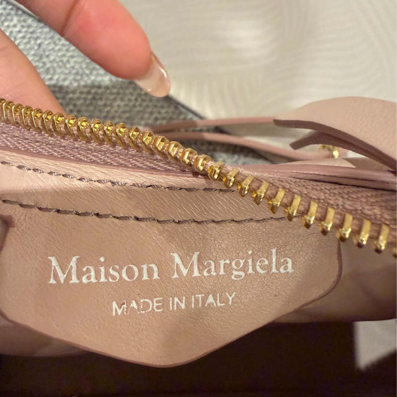 Maison Margiela GLAMSLAM 迷你肩背包 粉膚色-13