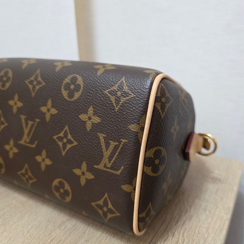 [新年優惠持續中🧧好物把握] LV原花金釦Speedy20手提斜背-13